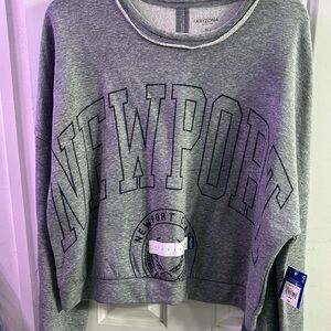 Arizona Jean Company Gray Boxy Hoodie